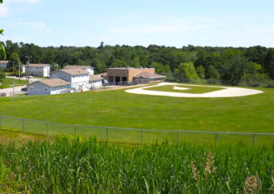 Baseball field Whittier Dover Housing Authority